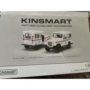 KiNSMART 1971 Jeep DJ-5B 1:26 Scale 5" Die Cast Metal Model Toy USPS Box Of 12